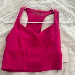 Pink beyond yoga tank